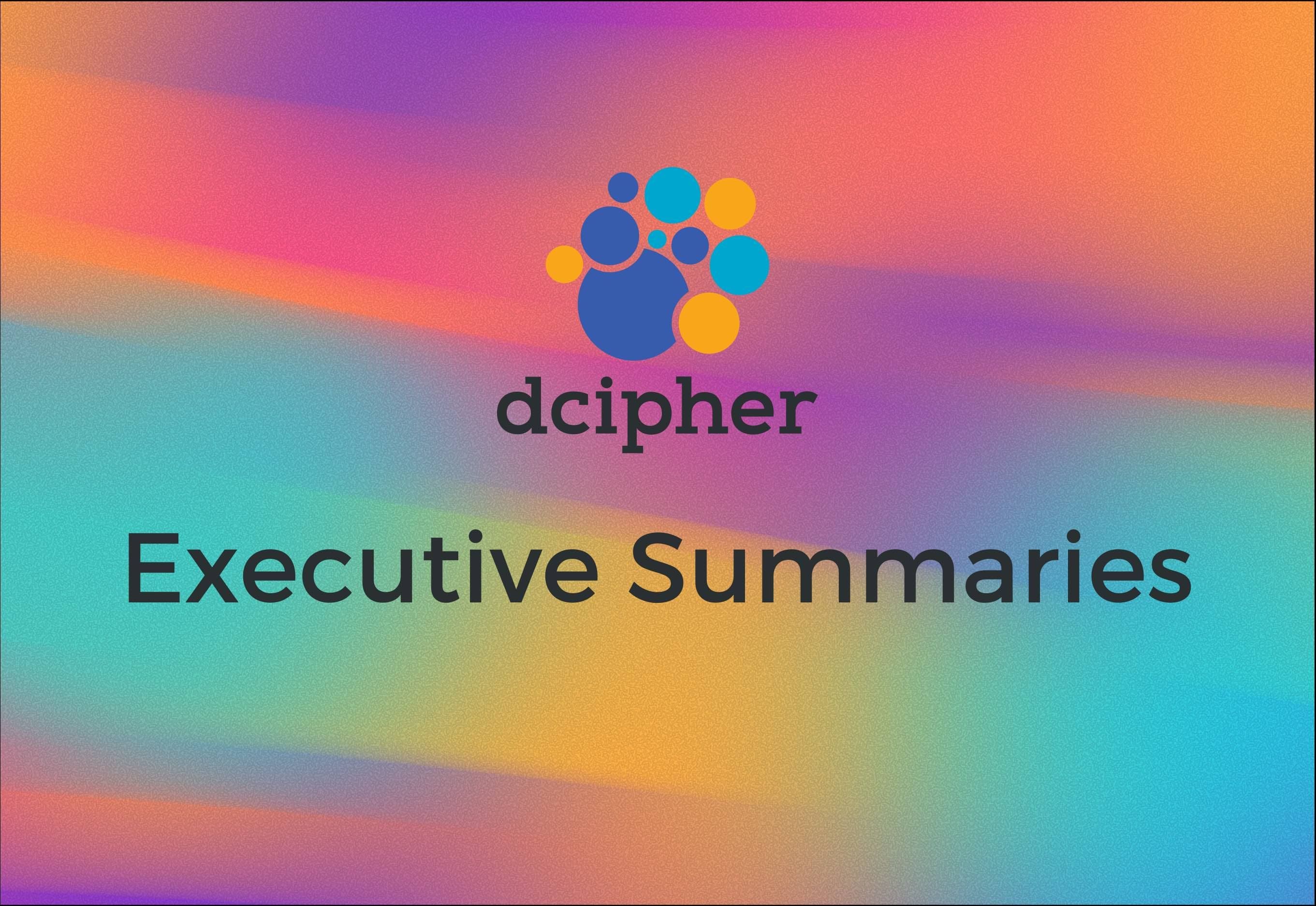 Executive Summaries Now Available in Research Matrix